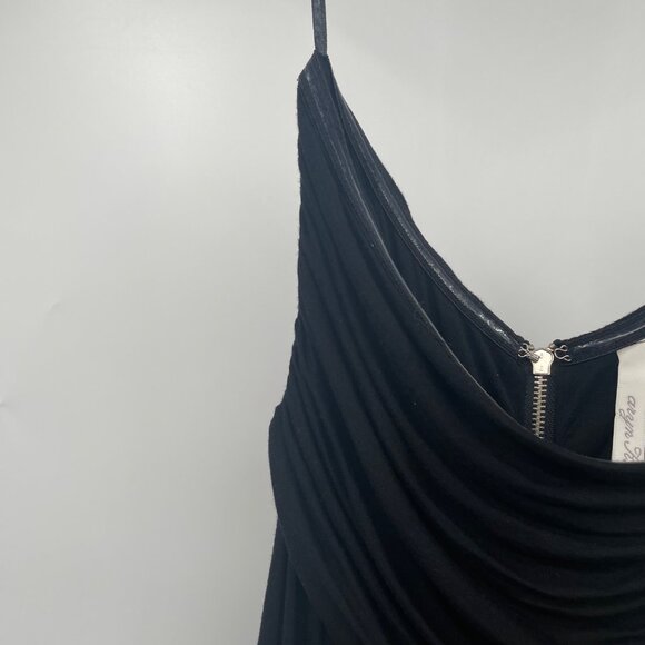 Aryn K. Womens Strapless Dress Draped Sheath Black Size Medium Zip - Picture 3 of 9